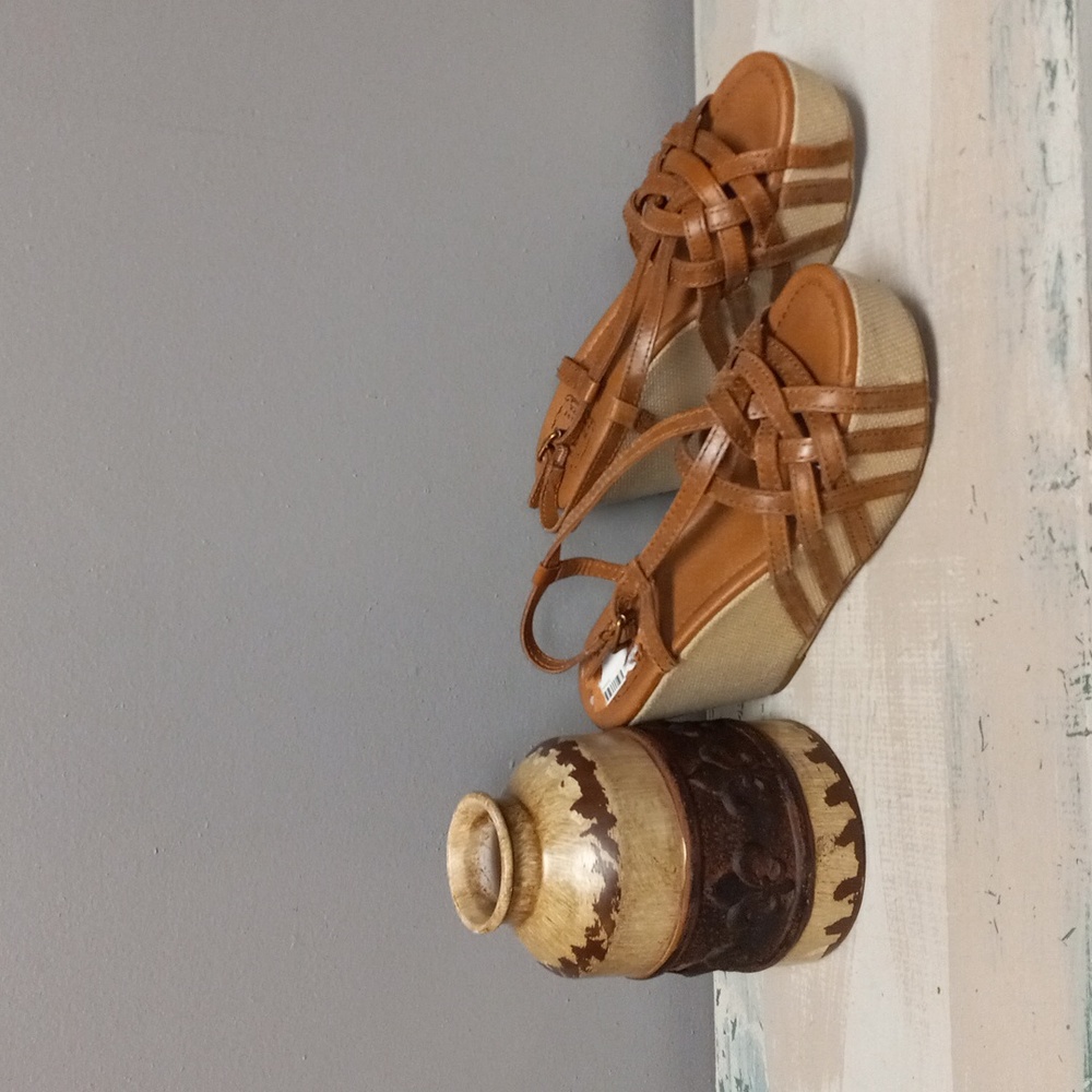 Lucky Brand  Brown and Wedge Sandals